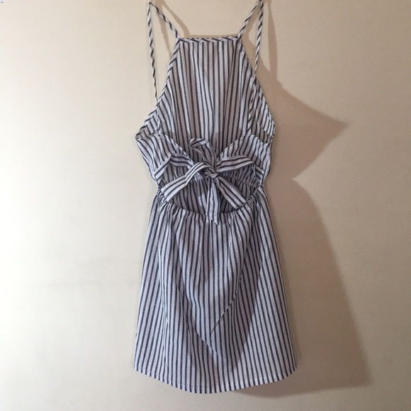 Open Back Striped Cami Dress - Picture 2 of 2